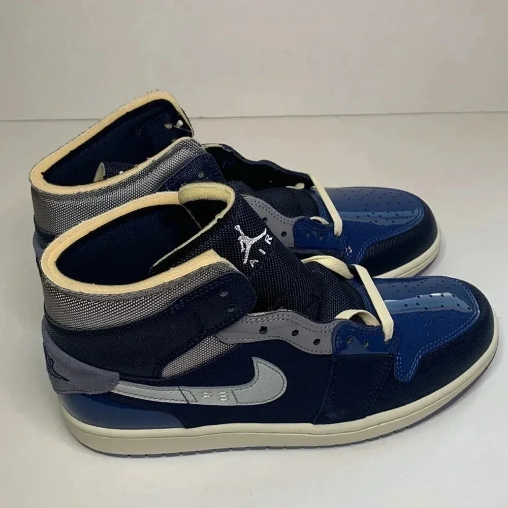 Jordan 1 Mid SE Sneakers Craft White, French Blue New